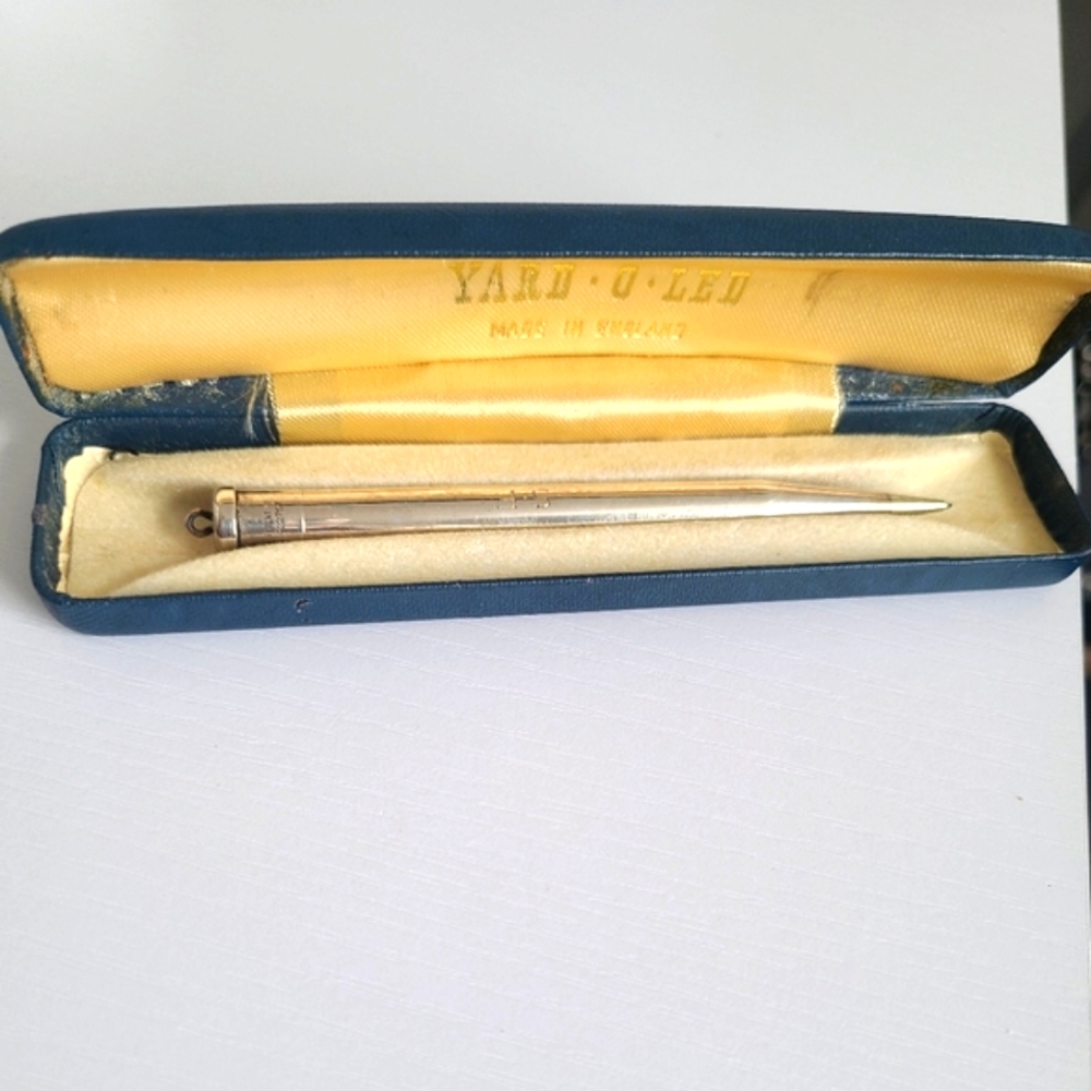 ANTIQUE Collector 925 Sterling Silver Yard O Led Pen Stamped